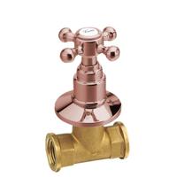 Kruisgreep Warm Water Sapho Antea 6x6 cm Rozegoud Kruisgreep Warm Water Sapho Antea 6x6 cm Rozegoud