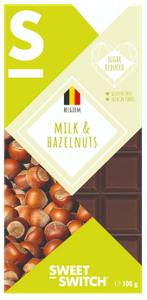 Sweet-switch Milk & Hazelnuts Chocolate