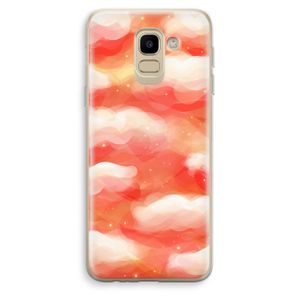 Lichte Wolken: Samsung Galaxy J6 (2018) Transparant Hoesje