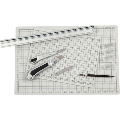Creativ Company Snijmat rubber met rasterlijnen, 30x45cm