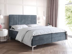 Boxspring PRIMUS 160x200 cm donkergrijs