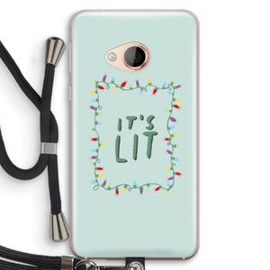 It's Lit: HTC U Play Transparant Hoesje met koord