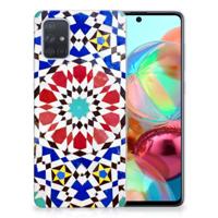 Samsung Galaxy A71 | TPU | Siliconen hoesje | Mozaïek