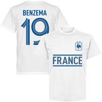 Frankrijk Benzema 19 Team T-Shirt