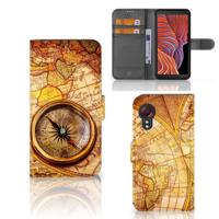 Samsung Galaxy Xcover 5 | Flip Cover | Kompas | Portemonnee hoesje