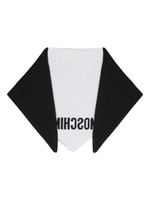 Moschino logo-print two-tone scarf - Noir - thumbnail