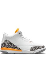 Jordan Kids baskets Air Jordan 3 Laser Orange - Blanc