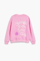 Sweatshirt met zon borduursels - RED - 5/6