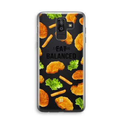 Eat Balanced: Samsung Galaxy J8 (2018) Transparant Hoesje