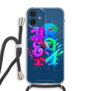 Dream: iPhone 12 mini Transparant Hoesje met koord