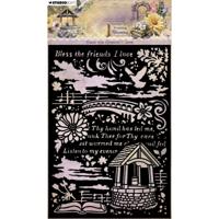 Studio Light • growing & blooming mask stencil bless the friends i love