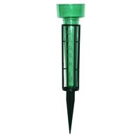 Groene regenmeter met grondpen 38 cm - thumbnail