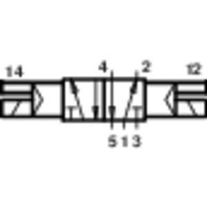 IMI NORGREN Mechanisch bedienbaar pneumatisch ventiel V60A511A-A313L 24 V/DC Materiaal (behuizing) Aluminium Afdichtmateriaal NBR 1 stuk(s)