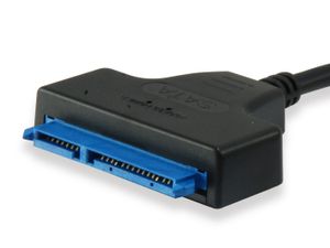 Equip 133456 USB Type C SATA Zwart kabeladapter/verloopstukje