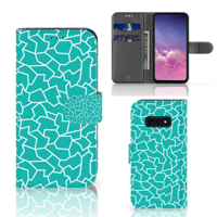 Samsung Galaxy S10e Hoesje Cracks Blue