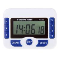 PS-360 4 groepen wekker Timer digitale keuken Countdown
