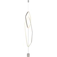 LED Vloerlamp - Cinque Civasto - 1 Lichtpunt van 29 Watt - Dimbaar - Aanpasbare Lichtkleur - Voetschakelaar - Mat Nikkel - Aluminium