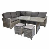 Dining hoekset palermo sicilian grey Oosterik Home - Oosterik home