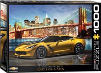 Eurographics Corvette Z06 Out for a Spin 1000pcs Legpuzzel 1000 stuk(s) Voertuigen - thumbnail