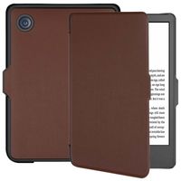 Lunso - Kobo Clara 2E hoes (6 inch) - sleep cover - Bruin