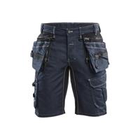 Blåkläder X1900 short denim stretch blauw/zwart maat 52