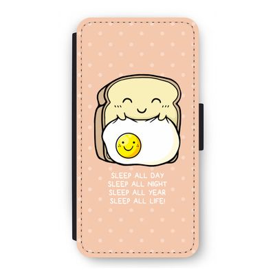 Sleep All Day: iPhone 12 Flip Hoesje