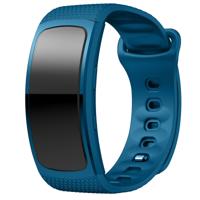 Siliconen polsband horloge band voor Samsung Gear Fit2 SM-R360 polsband maat: 126-175mm (blauw) Siliconen polsband horloge band voor Samsung Gear Fit2 SM-R360 polsband maat: 126-175mm (blauw)