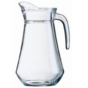 Schenkkan/Sapkan/waterkan van glas 1,6 liter van 24 x 14 cm