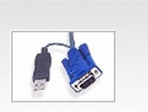 Aten 2L5202UP toetsenbord-video-muis (kvm) kabel Zwart 1,8 m