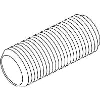 182/100  - Threaded pipe M10x100mm 182/100