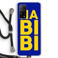 Habibi Blue: Xiaomi Mi 10T 5G Transparant Hoesje met koord