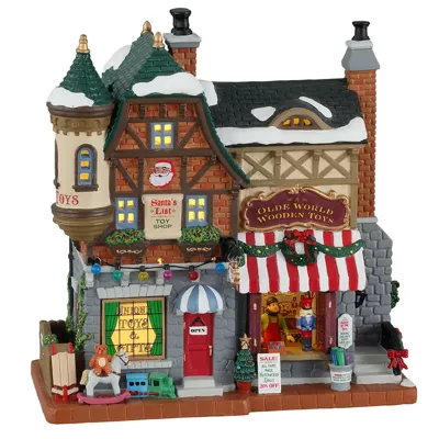 Santa's List Toy Shop Lemax Caddington Village Collection 2022