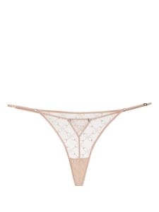 Kiki de Montparnasse string Handcuff en dentelle - Rose