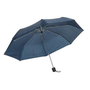 Opvouwbare mini paraplu - 2x stuks - donkerblauw - 96 cm - Voordelige kleine paraplu - Regenbescherm