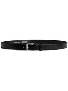 DSQUARED2 ceinture en cuir à logo embossé - Noir