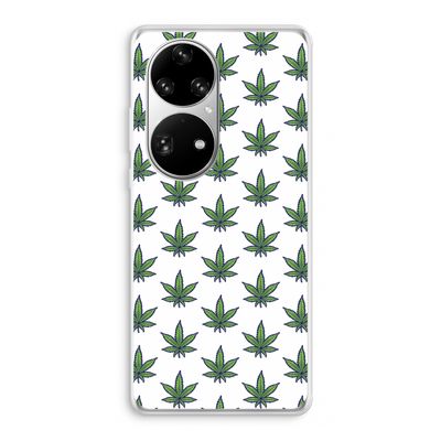 Weed: Huawei P50 Pro Transparant Hoesje