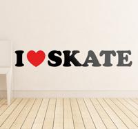 I love skate sticker