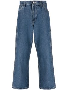 Levi's pantalon ample à détail de patch - Bleu