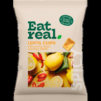 Eat Real Chilli & Lemon Lentil Chips 95g bij Jumbo