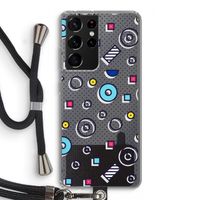 8-bit N°9: Samsung Galaxy S21 Ultra Transparant Hoesje met koord