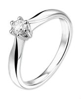TFT Ring Diamant 0.25ct H SI Witgoud
