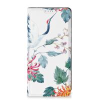 Samsung Galaxy Xcover 7 Hoesje maken Bird Flowers - thumbnail
