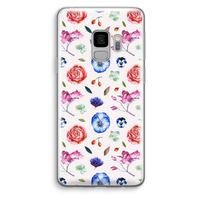 Bloemetjes: Samsung Galaxy S9 Transparant Hoesje