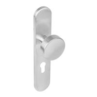 Knschild PC 55 mm roestvaststaal geborsteld - thumbnail