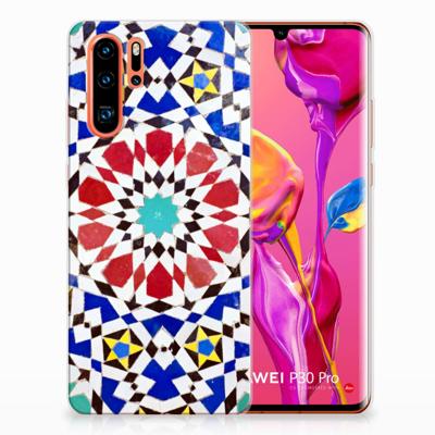 Huawei P30 Pro | TPU | Siliconen hoesje | Mozaïek