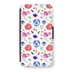 Bloemetjes: iPhone 8 Plus Flip Hoesje