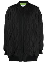 MSGM veste bomber à design matelassé - Noir