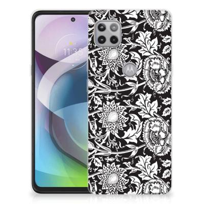 Motorola Moto G 5G | TPU Case | Black Flowers