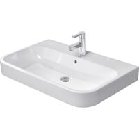 Duravit Happy d.2 wastafel 80x50.5cm 1 kraangat met overloop wit 2318800000