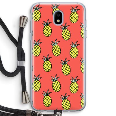 Ananas: Samsung Galaxy J5 (2017) Transparant Hoesje met koord